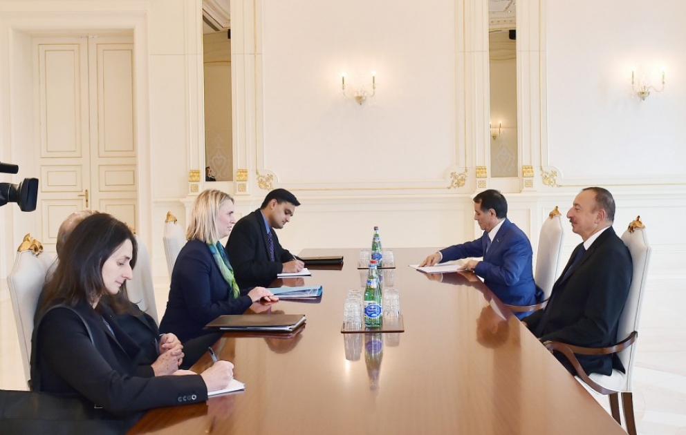 President Ilham Aliyev received US Deputy Assistant Secretary of State