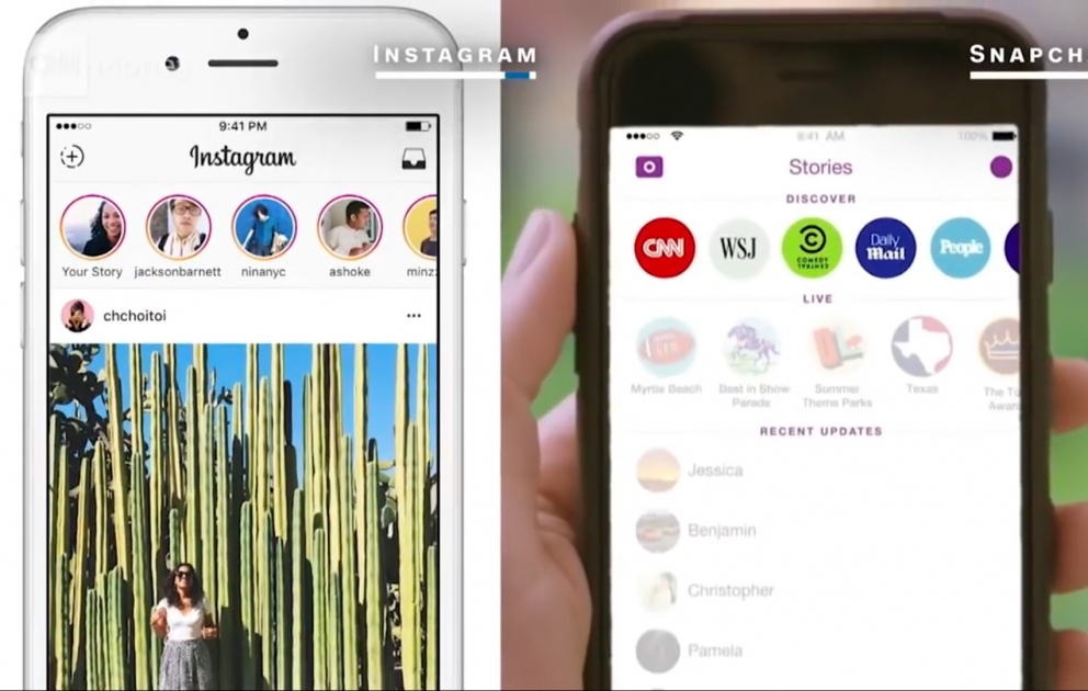 Instagram запустил функцию прямых трансляций