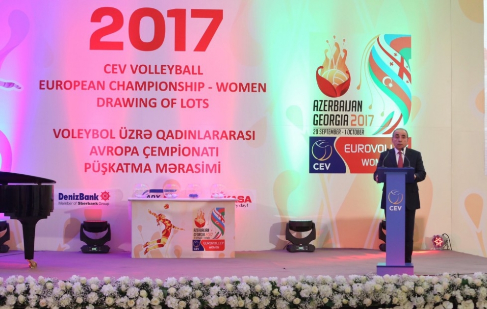 Azərbaycanın və Gürcüstanın birgə ev sahibliyi edəcəyi voleybol üzrə Avropa çempionatının püşkü atılıb