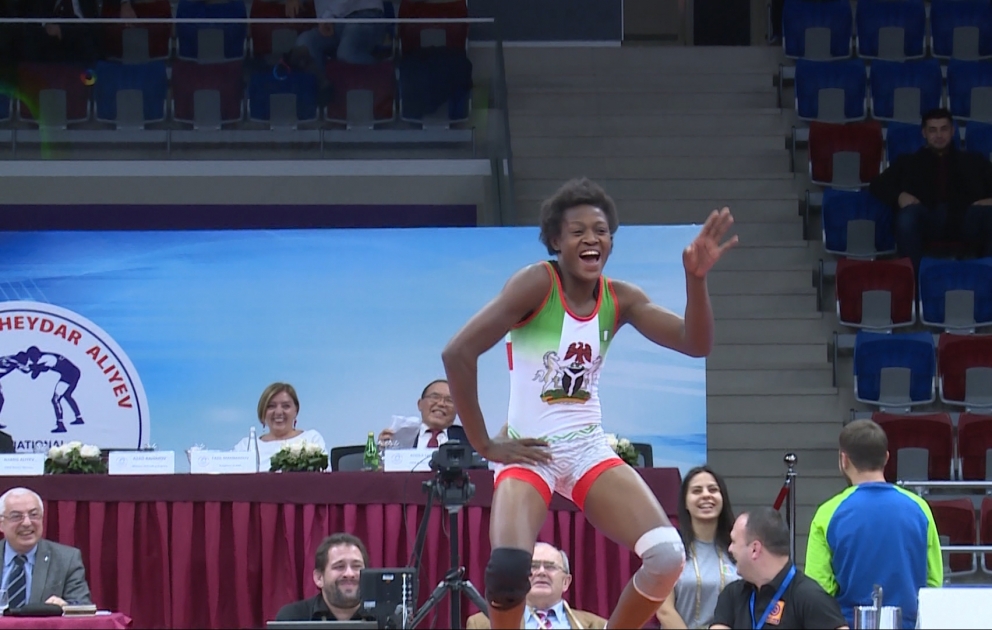“Golden Grand Prix“ in Baku: Nigerias Ringer hat das Publikum so belustigt