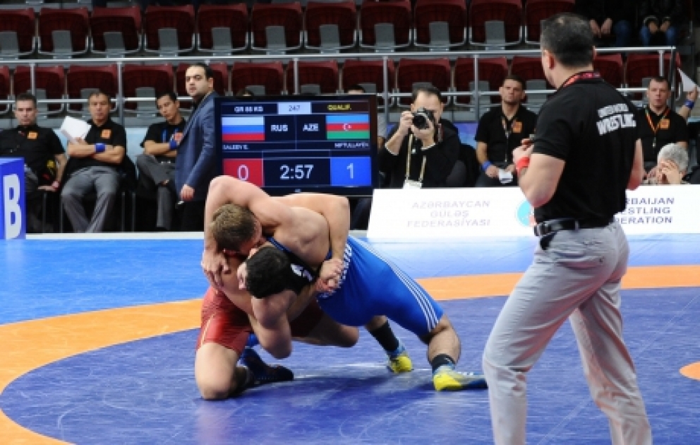 Güləşçimiz Həsən Əliyev beynəlxalq turnirin qızıl medalını qazanıb