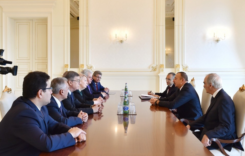 President Ilham Aliyev received delegation led by Russian minister of education and science