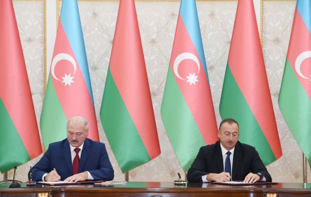 Azərbaycan-Belarus sənədləri imzalanıb