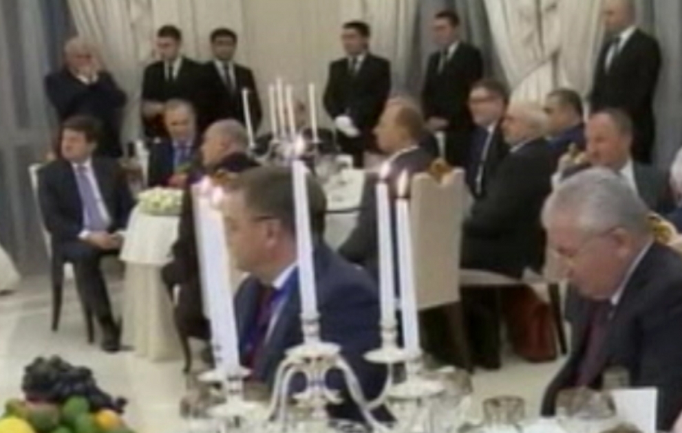 President Ilham Aliyev hosted official dinner reception in honor of Belarus President