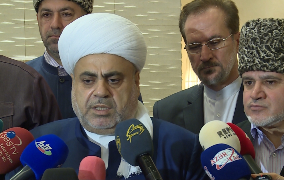 QMİ-nin sədri: Şimali Qafqazda sabitliyin yaranmasında Qafqaz Xalqları Ali Dini Şurası çox işlər görüb