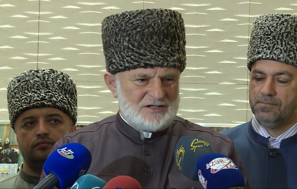 Хаджимурат-хаджи Гацалов: Сегодня мультикультурализм в Азербайджане является примером для всего мира