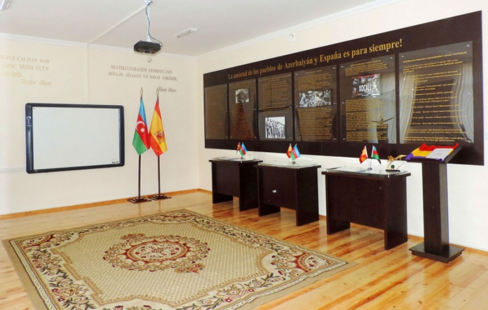 Gəncədə ispan təyyarəçilərinin xatirə muzeyi var