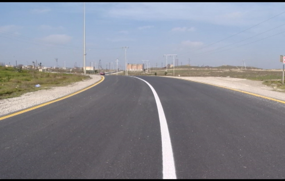Zığ-Əmircan-Yeni Suraxanı yolunun bir hissəsinin yenidən qurulması işləri yekunlaşıb