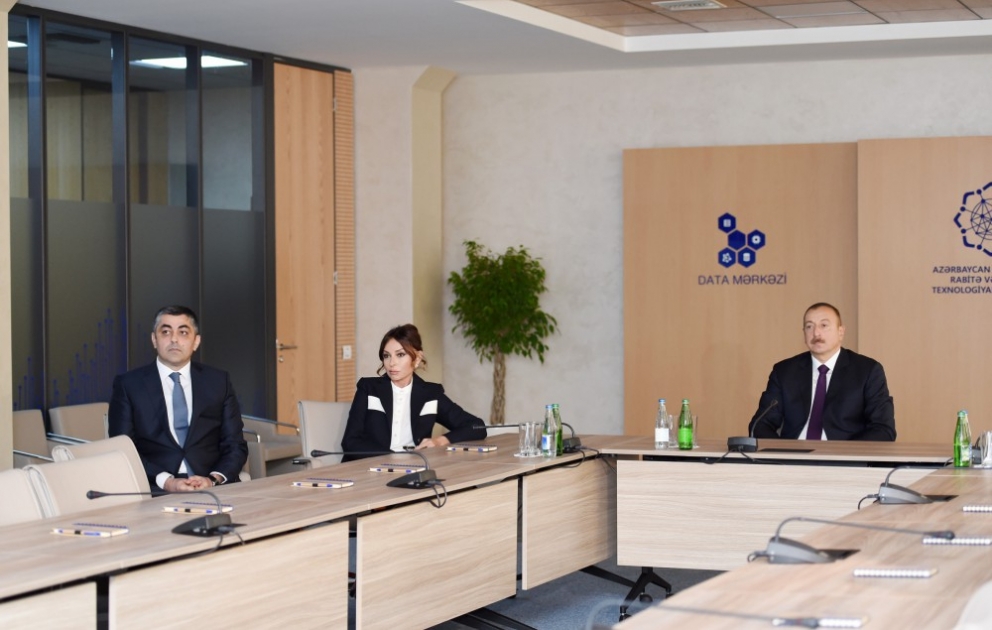 President Ilham Aliyev attended opening of Regional Data and International Commutation Centers of Ministry of Communications and High Technologies