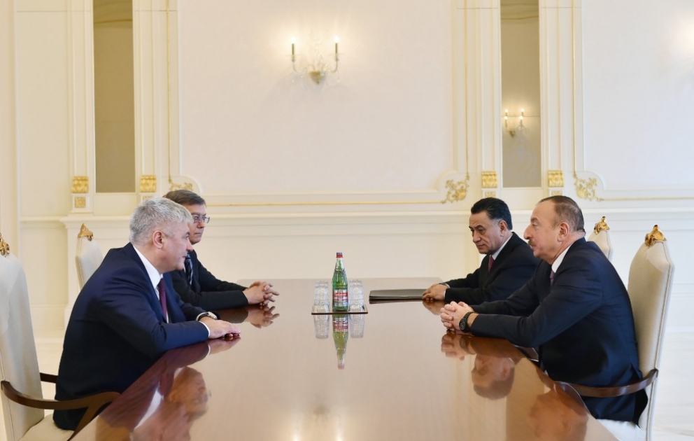 Präsident Ilham Aliyev empfängt Innenminister von Russland
