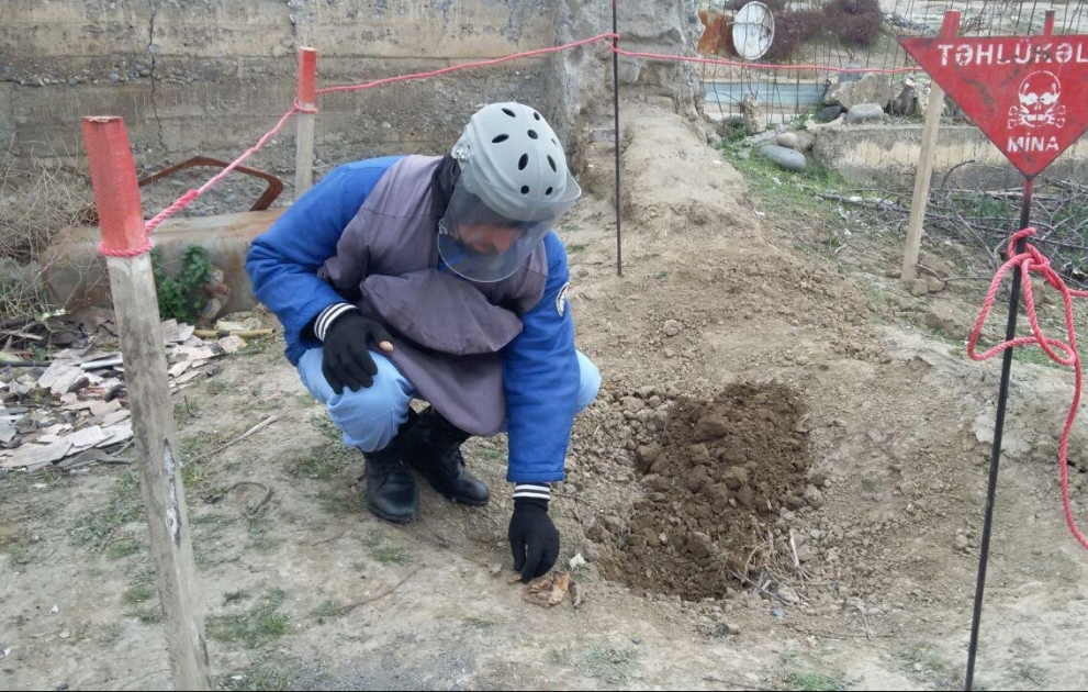 Tərtərdə 1 hərbi sursat zərərsizləşdirilib