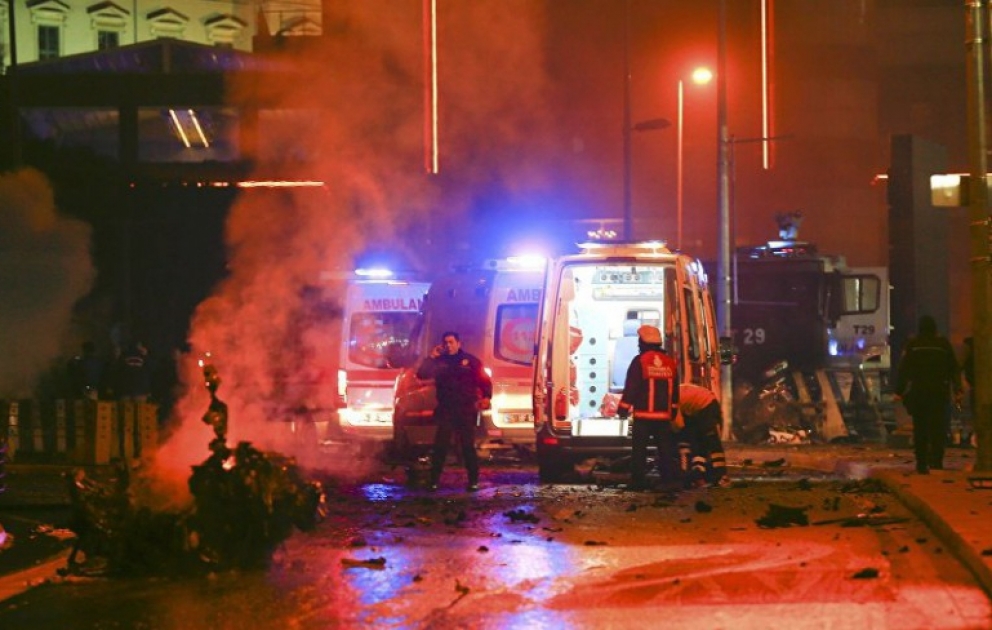 İstanbulda terror aktı: Ölən və yaralananlar var [YENİLƏNİB]