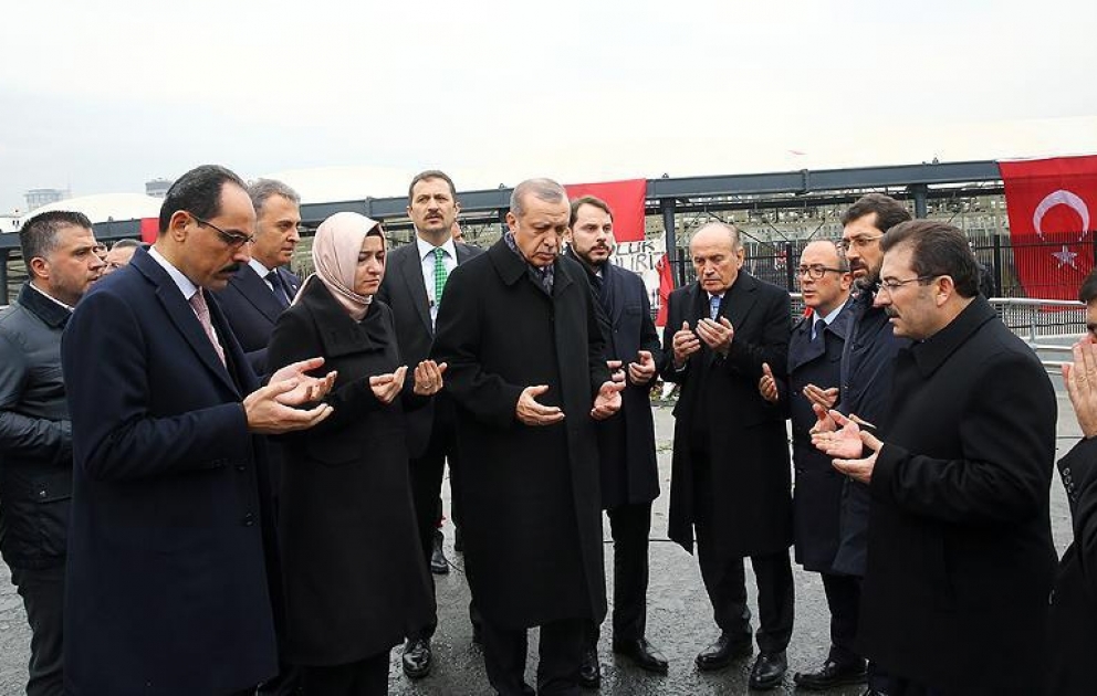Rəcəb Tayyip Ərdoğan İstanbulda terror baş verən ərazidə olub