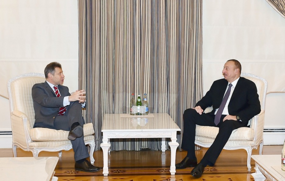 Президент Азербайджана Ильхам Алиев принял нового сопредседателя Минской группы ОБСЕ от Франции