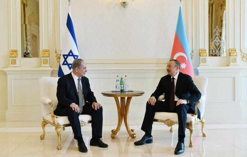 Azərbaycan Prezidenti İlham Əliyevin İsrailin Baş naziri Benyamin Netanyahu ilə təkbətək görüşü olub