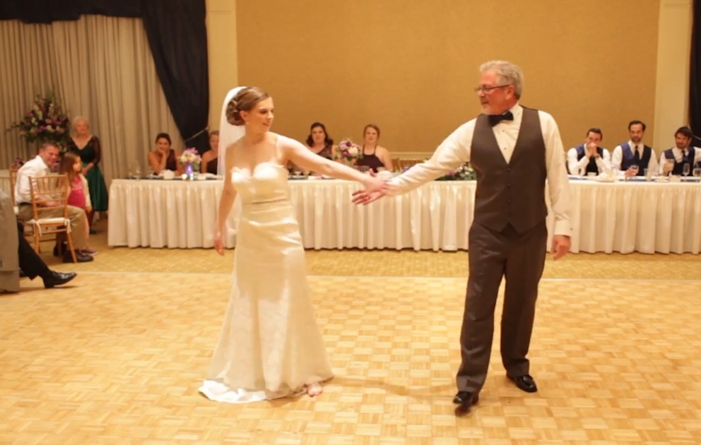 Father and daughter wedding dance
