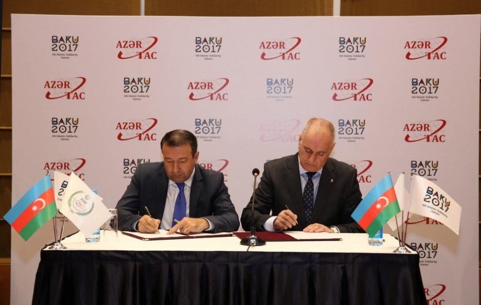 AZERTAC becomes Official News Agency of Baku 2017 Islamic Games
