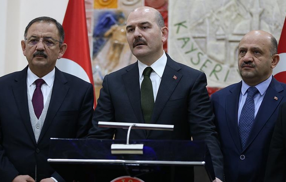 Süleyman Soylu: Kayseridə baş vermiş partlayışla əlaqədar 7 nəfər saxlanılıb