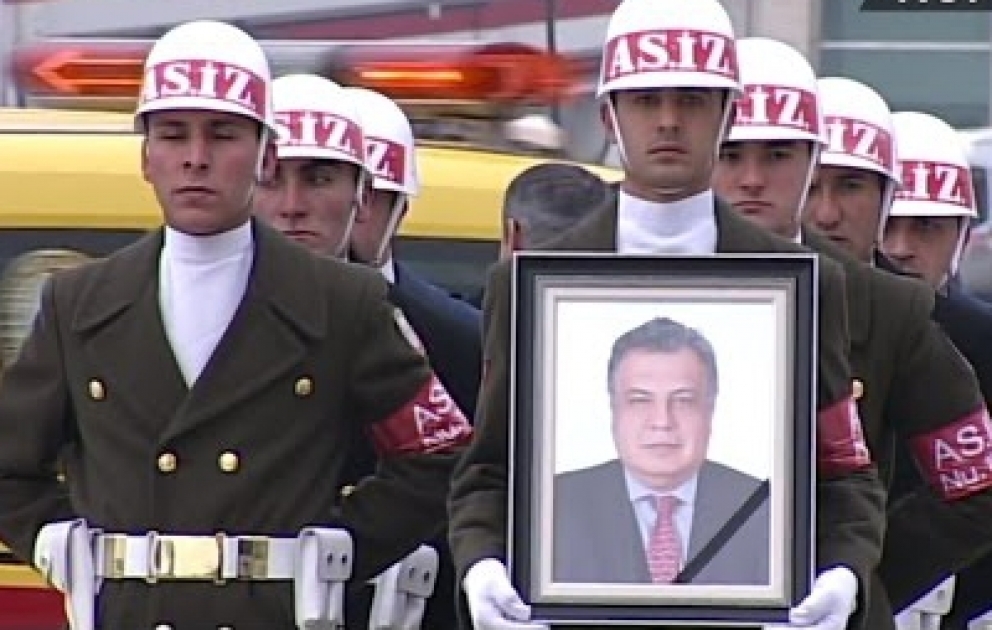Rusiyanın Ankaradakı səfiri Andrey Karlovla vida mərasimi keçirilir