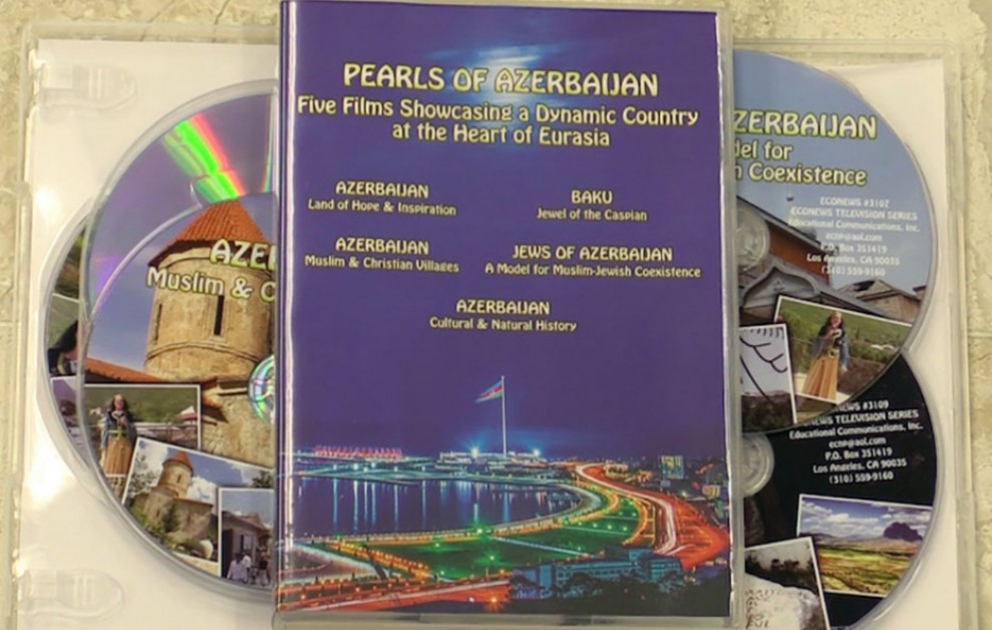 Collection of CDs featuring documentary films on Azerbaijan released in Los Angeles