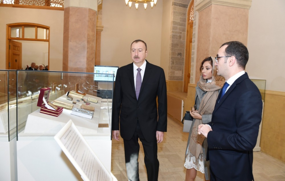 President Ilham Aliyev viewed conditions created at “Baylar” mosque after renovation