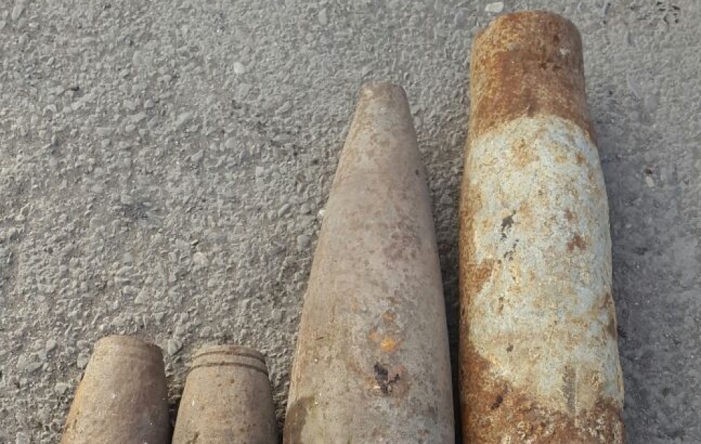Bakıda 4 ədəd partlamamış hərbi sursat aşkarlanıb