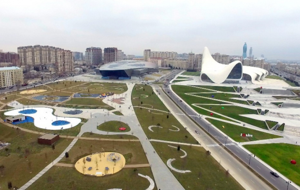 President Ilham Aliyev opened new park in Baku