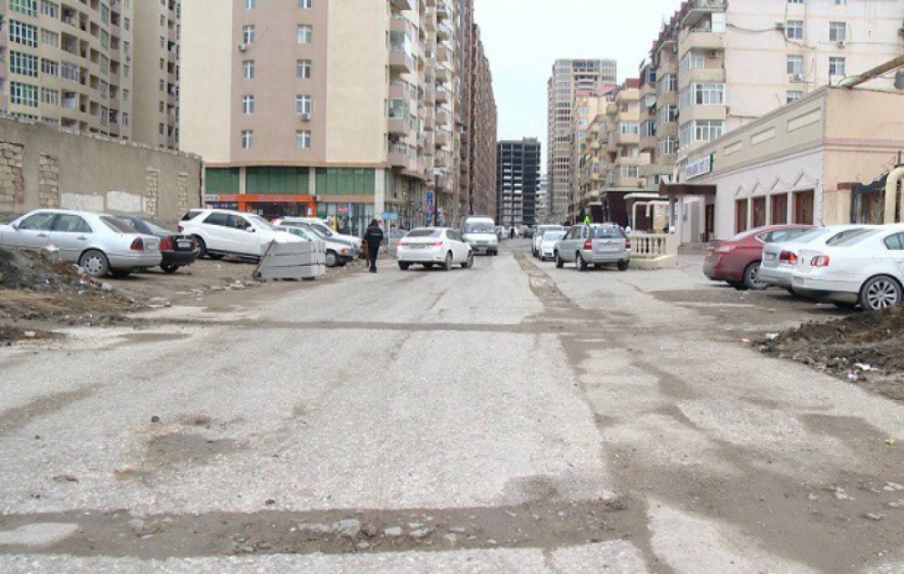 Начался ремонт на улице Сулеймана Везирова