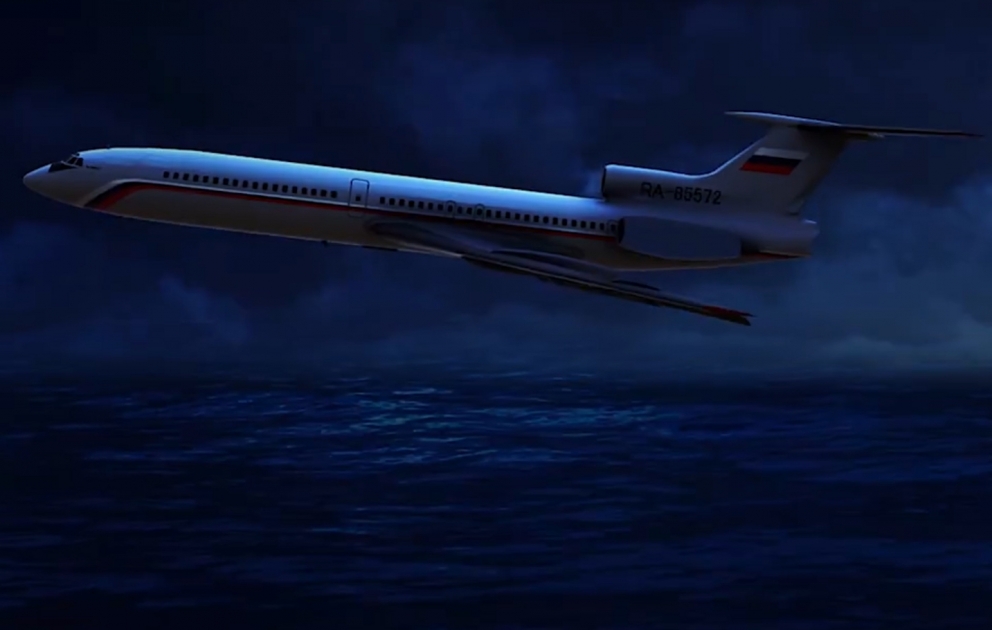 "Qara qutu"nun köməyilə Tu-154 təyyarəsinin qəza anı təsvir olunub
