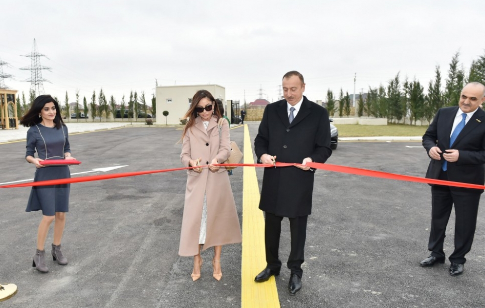 Le président Ilham Aliyev a participé à l’ouverture des centres de réhabilitation et des asiles pour les personnes handicapées à Zabrat