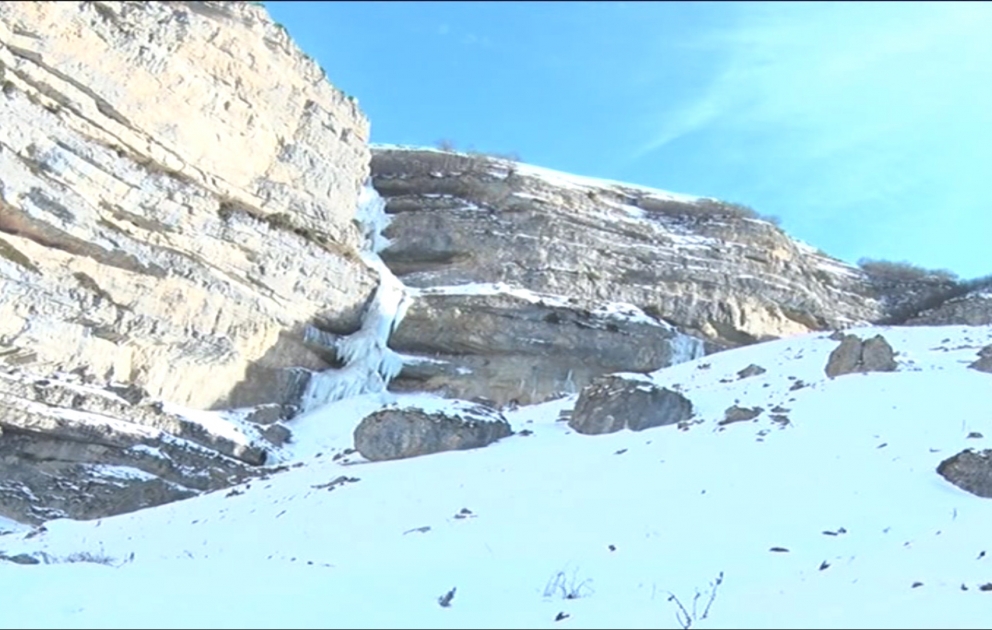Laza-a beautiful landscape at the foot of "Shah yaylaq" mountain ​