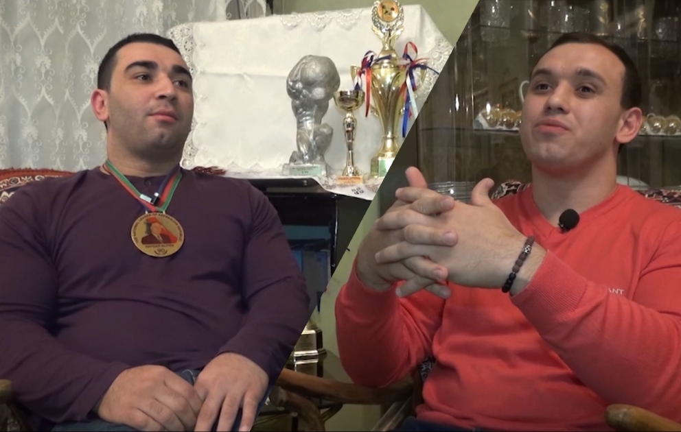 BİZ DƏ HAMI KİMİYİK   Ağırlıqqaldırma ilə məşğul olan Babacanov qardaşları
