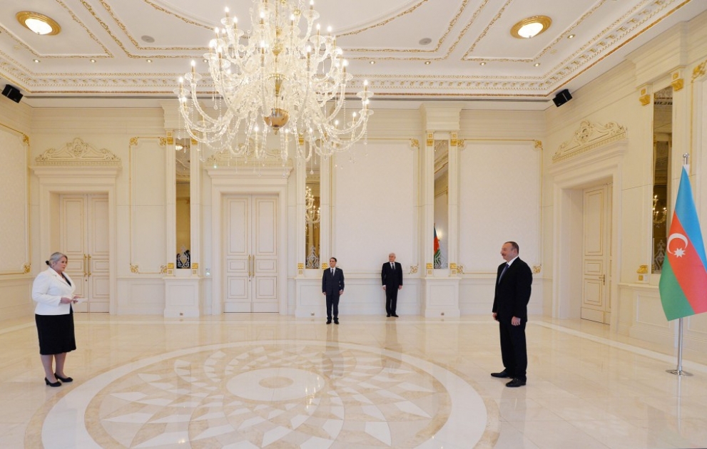 Prezident İlham Əliyev Finlandiyanın Azərbaycanda yeni təyin olunmuş səfirinin etimadnaməsini qəbul edib