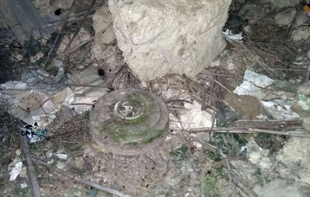 Gəncədə tank əleyhinə mina aşkarlanıb