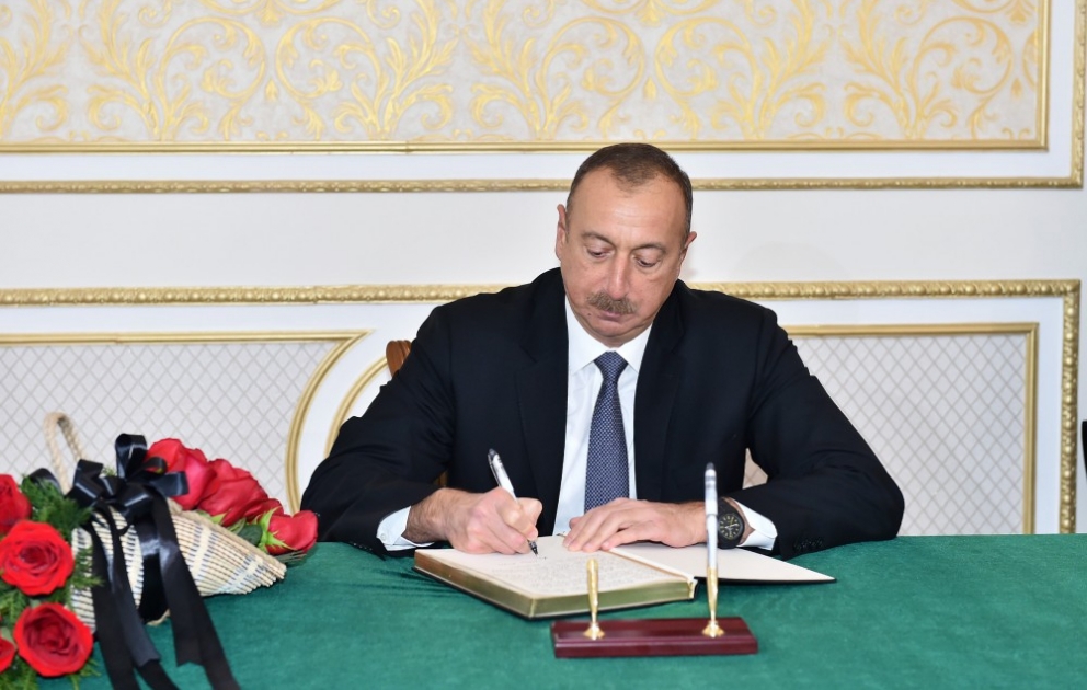 Le président Ilham Aliyev présente ses condoléances suite au décès de l’ancien président iranien Hachemi Rafsandjani