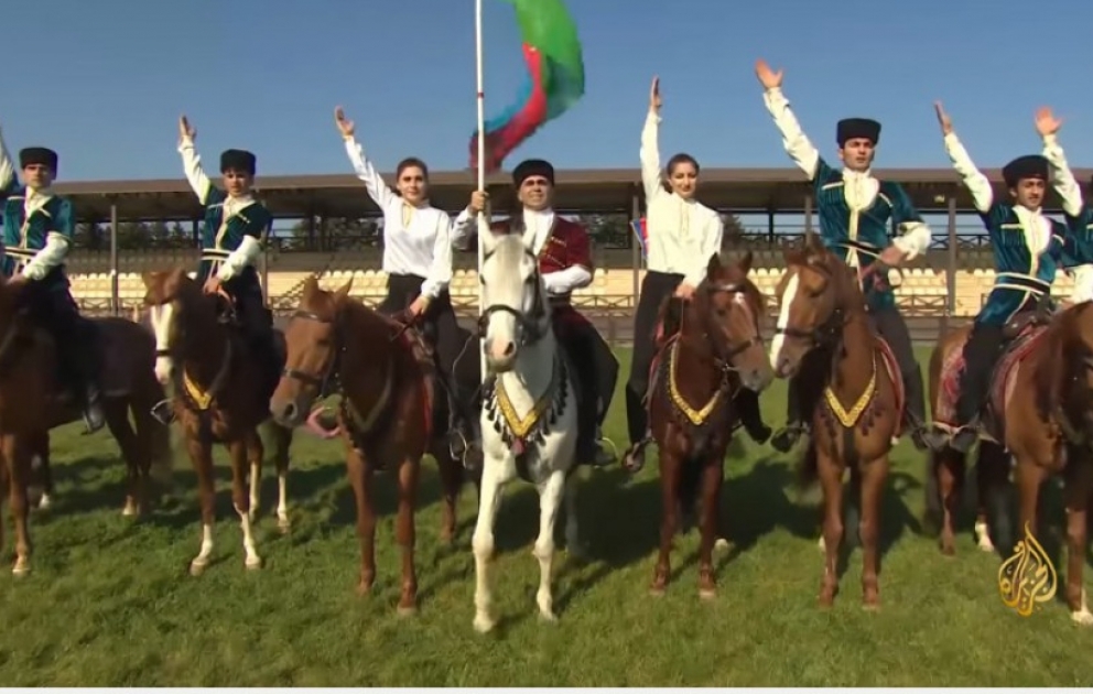 Al Jazeera broadcasts video about Karabakh horses
