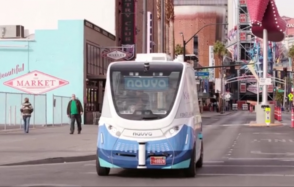 In Las Vegas sind fahrerlose Busse unterwegs