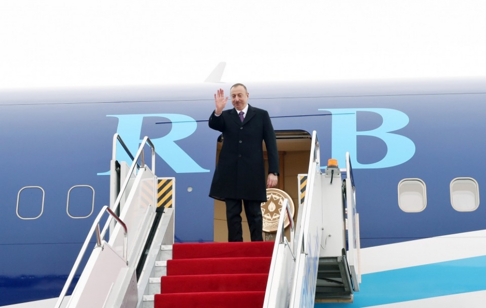 Aserbaidschans Präsident Ilham Aliyev beendet seinen Besuch in Nachitschewan