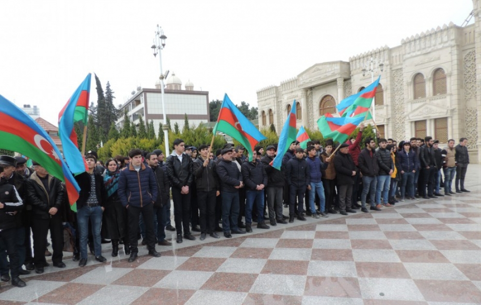 Xaçmazlı gənclər hərbi xidmətə yola düşüblər