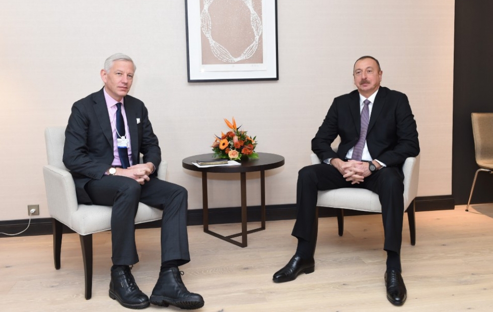 Treffen von Präsident Ilham Aliyev mit Chef von McKinsey & Company