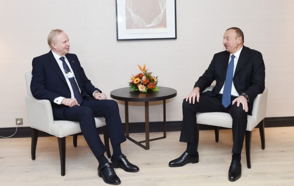 President Ilham Aliyev met with BP Chief Executive Officer