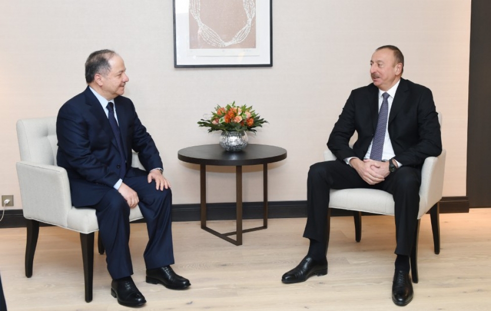 President Ilham Aliyev met with head of Iraqi Kurdistan Regional Government