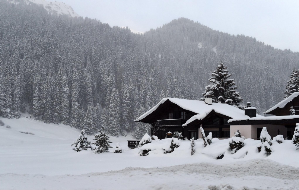 Hiver à Davos