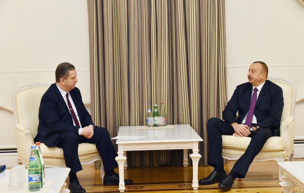 President Ilham Aliyev received Ukrainian Minister of Social Policy