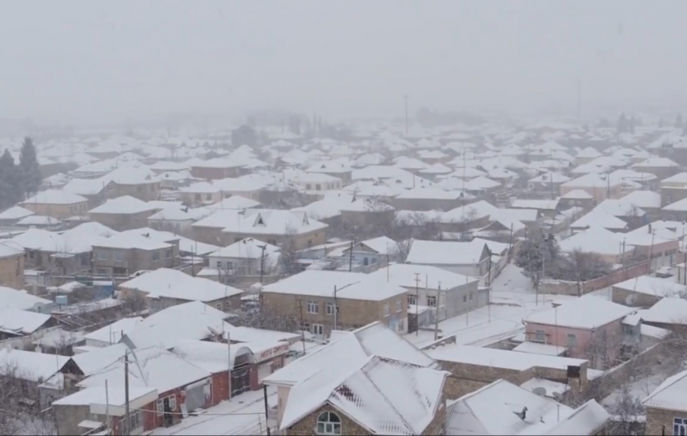Snowy views of Khachmaz​