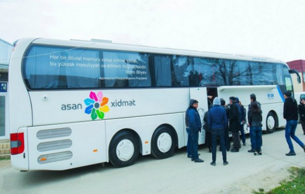 Выездной «ASAN xidmət» окажет услуги гражданам в ряде городов Азербайджана