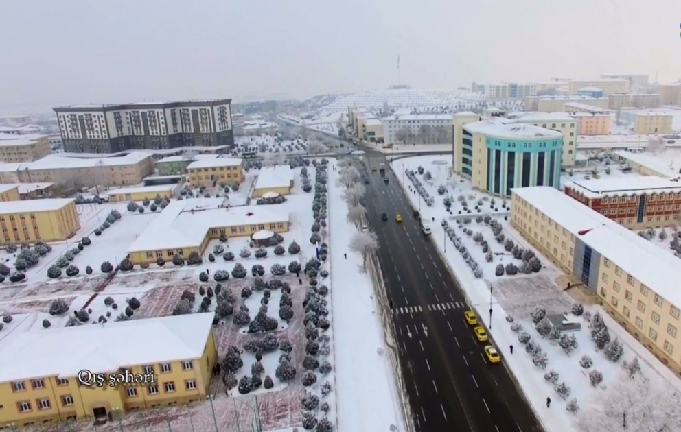 Les paysages d’hiver de Nakhtchivan , vus du ciel