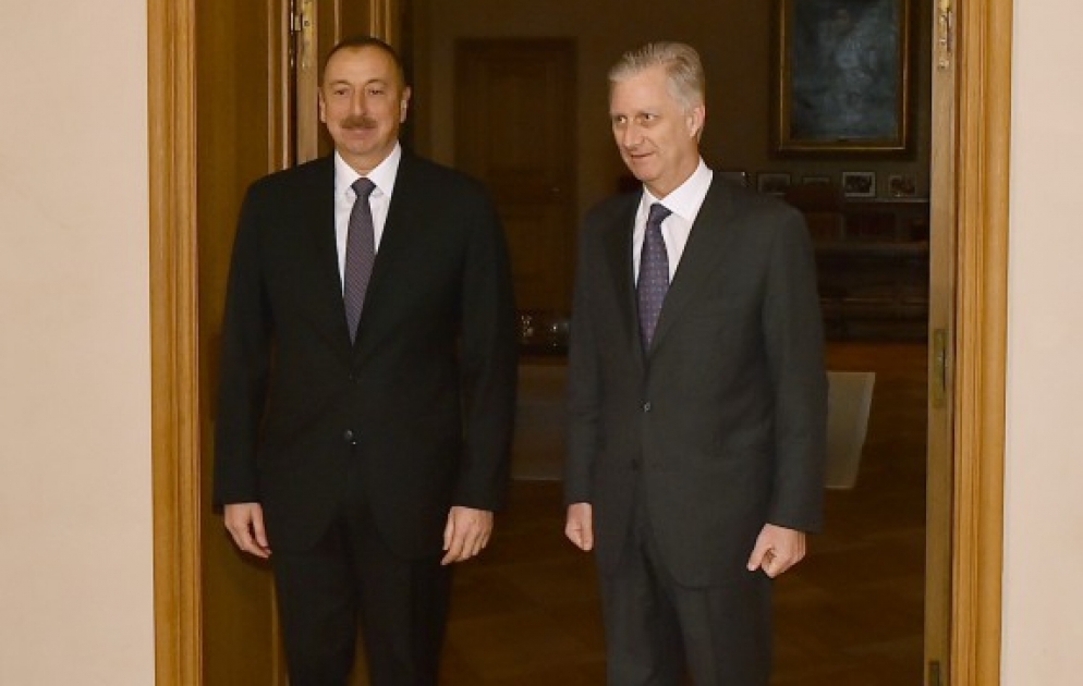 Azərbaycan Prezidenti İlham Əliyevin və Belçika Kralı Filipin görüşü