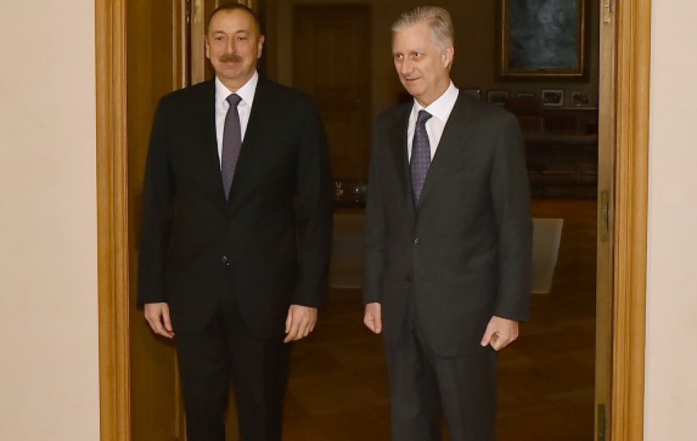 Bruxelles : rencontre entre le président Ilham Aliyev et le roi Philippe de Belgique