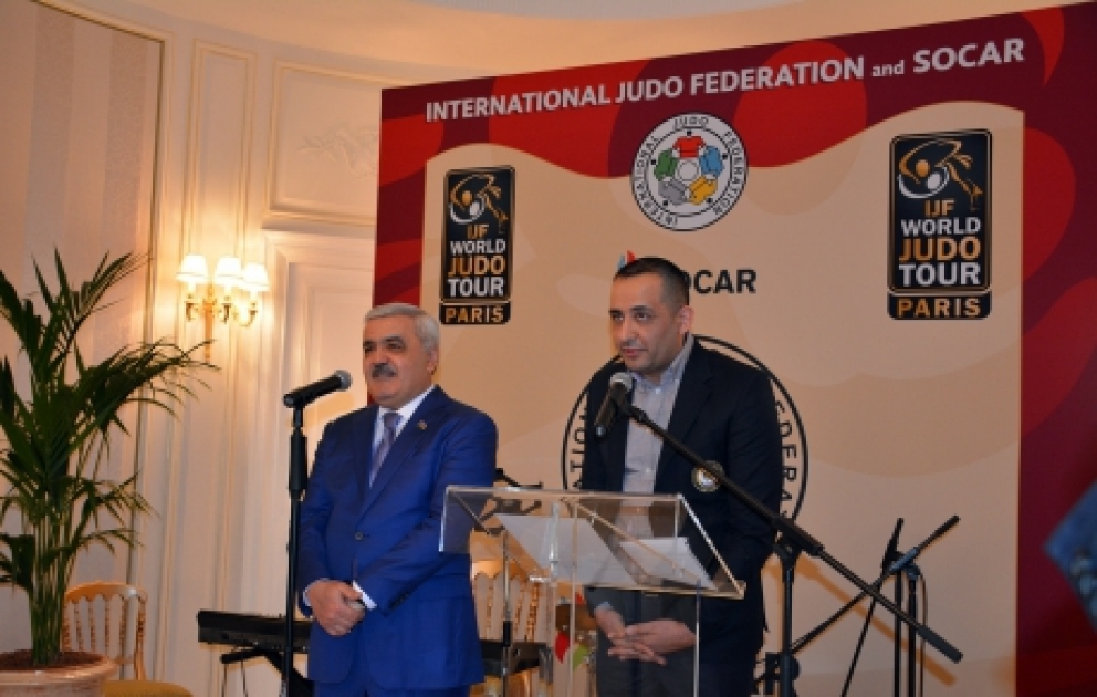 Dünya cüdo ailəsinin üzvləri Parisdəki Azərbaycan Mədəniyyət Mərkəzində toplaşıb
